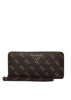 Guess Portfel Laurel II Slg SWSO74 59146 Brązowy ze sklepu MODIVO w kategorii Portfele damskie - zdjęcie 187993871