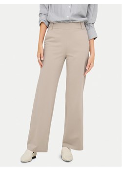 ONLY Spodnie materiałowe Poptrash 15341829 Beżowy Straight Fit ze sklepu MODIVO w kategorii Spodnie damskie - zdjęcie 187993874