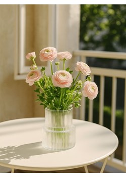 Sinsay - Ryflowany wazon - clear ze sklepu Sinsay w kategorii Wazony - zdjęcie 187994041