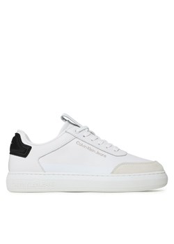 Sneakersy Calvin Klein Jeans Casual Cupsole YM0YM00670 Biały ze sklepu eobuwie.pl w kategorii Buty sportowe męskie - zdjęcie 187994051
