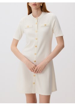 Reserved - Sukienka z wiskozy - złamana biel ze sklepu Reserved w kategorii Sukienki - zdjęcie 187994151