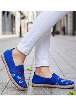 Wsuwane niebieskie tenisówki dziewczęce /E5-1 7834 S095/ ze sklepu Pantofelek24.pl w kategorii Trampki dziecięce - zdjęcie 187995570