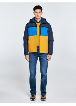 Kurtka męska z funkcją water resistant granatowa Hardes 403 ze sklepu Big Star w kategorii Kurtki męskie - zdjęcie 187995881