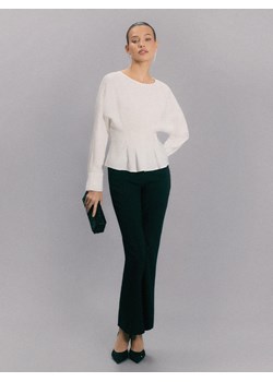 Mohito - Czarne spodnie z szeroką nogawką - czarny ze sklepu Mohito w kategorii Spodnie damskie - zdjęcie 187995984