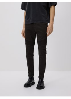 Reserved - Bawełniane spodnie skinny - ciemnoszary ze sklepu Reserved w kategorii Spodnie męskie - zdjęcie 187996332