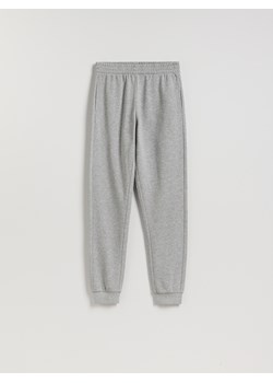 Reserved - Spodnie dresowe long leg - jasnoszary ze sklepu Reserved w kategorii Spodnie damskie - zdjęcie 187996423