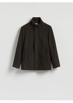 Reserved - Płaszcz z wełną - brązowy ze sklepu Reserved w kategorii Płaszcze męskie - zdjęcie 187996432