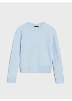 Sinsay - Klasyczny sweter z domieszką wełny - niebieski ze sklepu Sinsay w kategorii Swetry damskie - zdjęcie 187996771