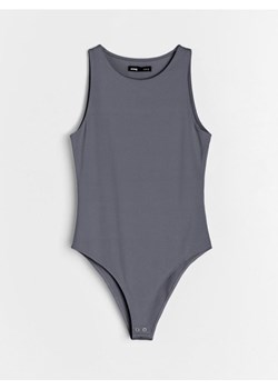Sinsay - Body bez rękawów - szary ze sklepu Sinsay w kategorii Bluzki damskie - zdjęcie 187996793