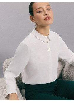 Mohito - Koszula regular fit - kremowy ze sklepu Mohito w kategorii Koszule damskie - zdjęcie 187996873