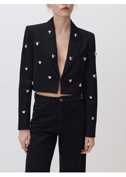 Reserved - Marynarka z aplikacjami - czarny ze sklepu Reserved w kategorii Marynarki damskie - zdjęcie 187996981
