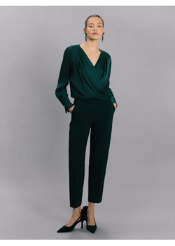 Mohito - Czarne spodnie cygaretki - czarny ze sklepu Mohito w kategorii Spodnie damskie - zdjęcie 187997231