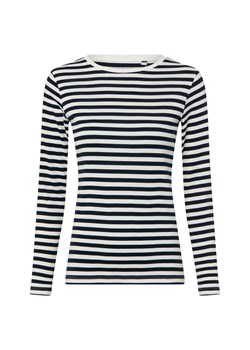 brookshire Damska koszulka z długim rękawem Kobiety Bawełna granatowy w paski ze sklepu vangraaf w kategorii Bluzki damskie - zdjęcie 187997243