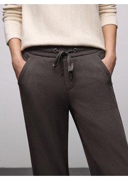 Street One Damskie spodnie materiałowe Kobiety wiskoza czekoladowy jednolity ze sklepu vangraaf w kategorii Spodnie damskie - zdjęcie 187997251