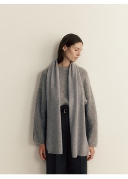 Reserved - Wełniany szal z kaszmirem - szary ze sklepu Reserved w kategorii Szaliki i chusty damskie - zdjęcie 187997270