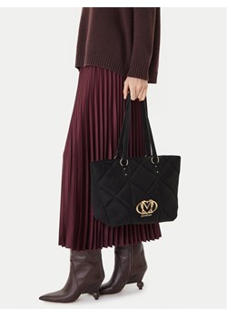Torebka LOVE MOSCHINO JC4312PP0NKE0000 Czarny ze sklepu eobuwie.pl w kategorii Torby Shopper bag - zdjęcie 187997452