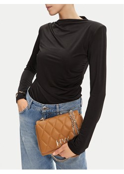 Torebka Nine West CEO-CHARLOTTE-I-S22558 Brązowy ze sklepu eobuwie.pl w kategorii Torebki damskie - zdjęcie 187997654