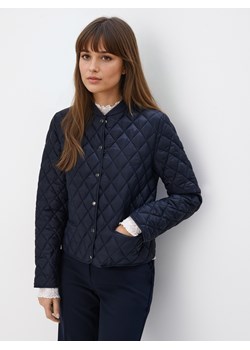 Mohito - Pikowana granatowa kurtka przejściowa - granatowy ze sklepu Mohito w kategorii Kurtki damskie - zdjęcie 187999024