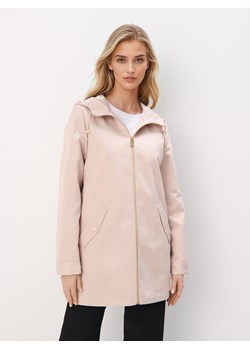 Mohito - Beżowa kurtka parka basic - beżowy ze sklepu Mohito w kategorii Parki damskie - zdjęcie 187999050