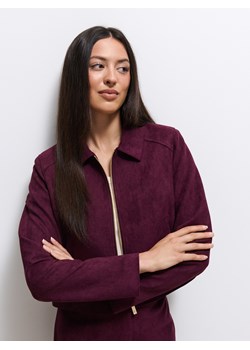 Mohito - Burgundowa kurtka boxy - mahoń ze sklepu Mohito w kategorii Kurtki damskie - zdjęcie 187999393