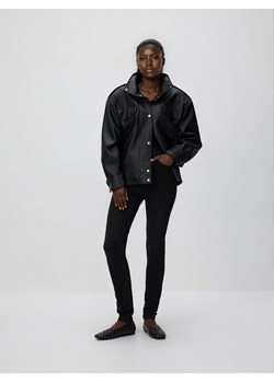 Reserved - Jeansy slim z dłuższą nogawką - czarny ze sklepu Reserved w kategorii Jeansy damskie - zdjęcie 187999513