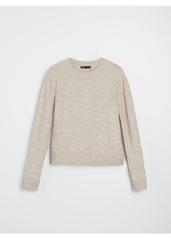 Sinsay - Klasyczny sweter z domieszką wełny - beżowy ze sklepu Sinsay w kategorii Swetry damskie - zdjęcie 187999792
