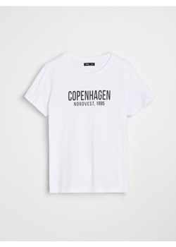 Sinsay - Koszulka z krótkim rękawem - biały ze sklepu Sinsay w kategorii Bluzki damskie - zdjęcie 187999810