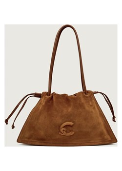 Coccinelle Worek DULSE | zamsz ze sklepu Gomez Fashion Store w kategorii Torebki worki - zdjęcie 188000522