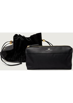 Elisabetta Franchi Worek + saszetka | zamsz ze sklepu Gomez Fashion Store w kategorii Torebki worki - zdjęcie 188000533