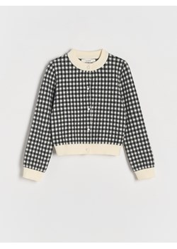 Reserved - Kardigan w pepitkę - wielobarwny ze sklepu Reserved w kategorii Swetry dziewczęce - zdjęcie 188000700