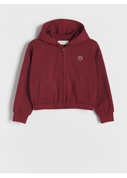 Reserved - Bluza z kapturem - bordowy ze sklepu Reserved w kategorii Bluzy dziewczęce - zdjęcie 188000812