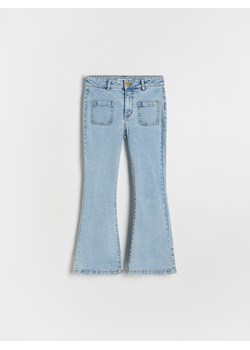 Reserved - Jeansy extra bootcut - niebieski ze sklepu Reserved w kategorii Spodnie dziewczęce - zdjęcie 188001214
