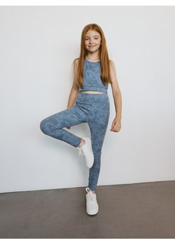 Reserved - Wzorzyste legginsy - wielobarwny ze sklepu Reserved w kategorii Spodnie dziewczęce - zdjęcie 188001312
