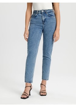 Sinsay - Jeansy mom fit - niebieski ze sklepu Sinsay w kategorii Jeansy damskie - zdjęcie 188001914
