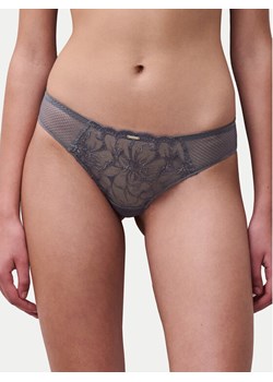 Chantelle Stringi Fleurs C12M90 Szary ze sklepu MODIVO w kategorii Majtki damskie - zdjęcie 188002473