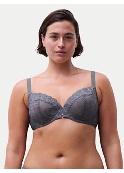 Chantelle Biustonosz z fiszbiną Fleurs C12M10 Szary ze sklepu MODIVO w kategorii Biustonosze - zdjęcie 188002504