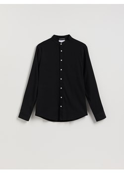 Reserved - Koszula super slim z bawełny egipskiej - czarny ze sklepu Reserved w kategorii Koszule męskie - zdjęcie 188002762