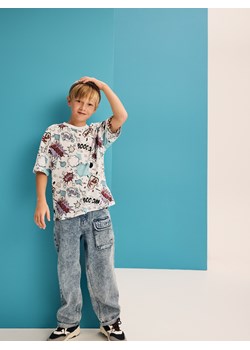 Reserved - Jeansy cargo - niebieski ze sklepu Reserved w kategorii Spodnie chłopięce - zdjęcie 188002920