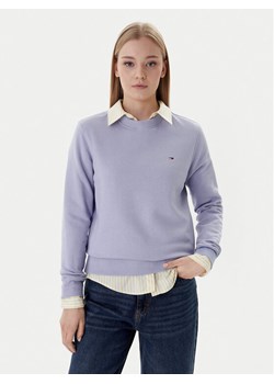 Tommy Jeans Bluza Flag DW0DW19959 Niebieski Regular Fit ze sklepu MODIVO w kategorii Bluzy damskie - zdjęcie 188004373