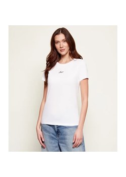 BOSS ORANGE T-shirt C_Elove_embro | Slim Fit ze sklepu Gomez Fashion Store w kategorii Bluzki damskie - zdjęcie 188005384