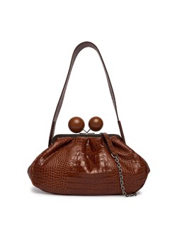 Torebka Weekend Max Mara 2615511194600 Brązowy ze sklepu eobuwie.pl w kategorii Listonoszki - zdjęcie 188005392