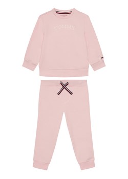 Tommy Hilfiger Dres Monotype KN0KN02162 Różowy Wide Leg ze sklepu MODIVO w kategorii Komplety niemowlęce - zdjęcie 188005450