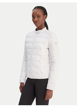 Guess Kurtka przejściowa W6RL02 WJ492 Biały Regular Fit ze sklepu MODIVO w kategorii Kurtki damskie - zdjęcie 188005483