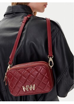 Nine West Torebka CEO-Greenwich-Glam-LX7669 Bordowy ze sklepu MODIVO w kategorii Listonoszki - zdjęcie 188005503