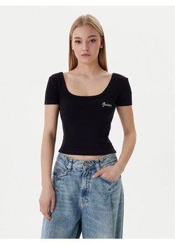 Guess T-Shirt V6RP05 K8RT2 Czarny Regular Fit ze sklepu MODIVO w kategorii Bluzki damskie - zdjęcie 188005634
