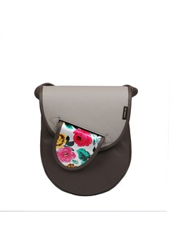 popielata torebka damska skórzana na ramię  City Light ze sklepu Słoń Torbalski w kategorii Listonoszki - zdjęcie 188006193