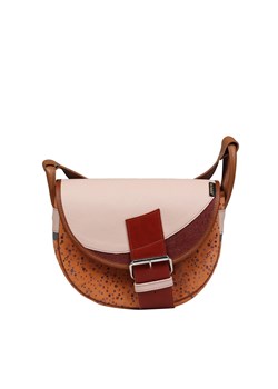 pomarańczowa damska torebka listonoszka skórzana na ramię Freshman M ze sklepu Słoń Torbalski w kategorii Listonoszki - zdjęcie 188006194