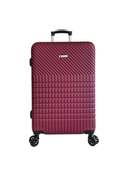 bordowa walizka średnia High Class Collection 66 cm ze sklepu Słoń Torbalski w kategorii Walizki - zdjęcie 188006224