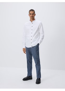 Reserved - Koszula super slim z bawełny egipskiej - biały ze sklepu Reserved w kategorii Koszule męskie - zdjęcie 188006524