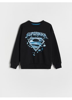 Reserved - Bluza Superman - czarny ze sklepu Reserved w kategorii Bluzy chłopięce - zdjęcie 188006674